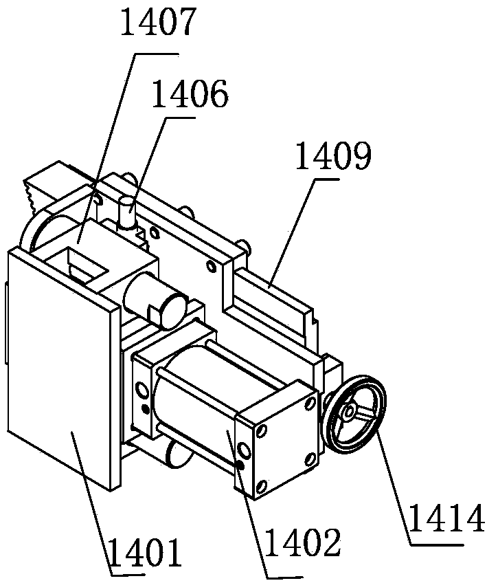 A multi-directional clamping steel pipe cutting delivery device