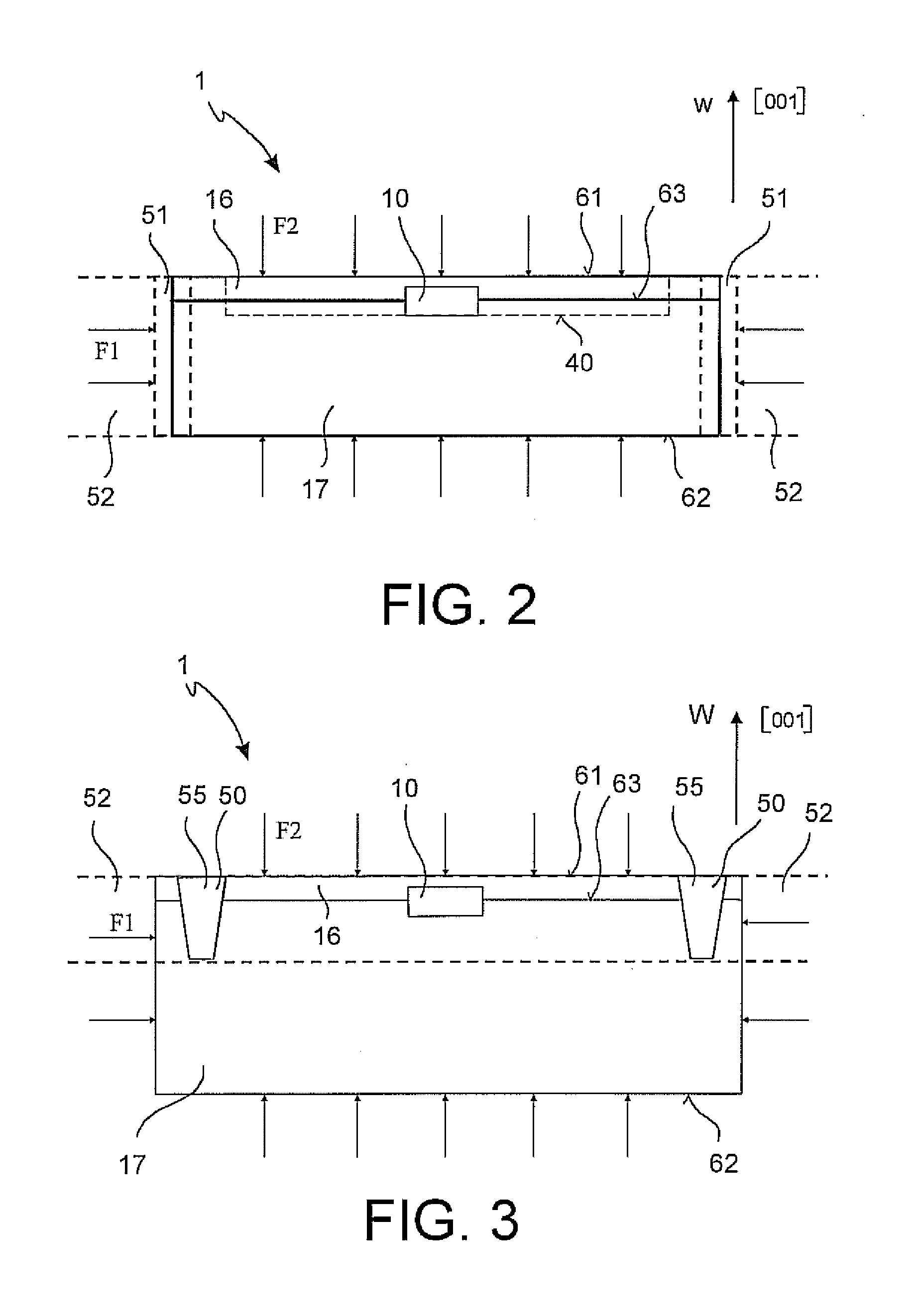 Integrated electronic device for monitoring mechanical stress within a solid structure