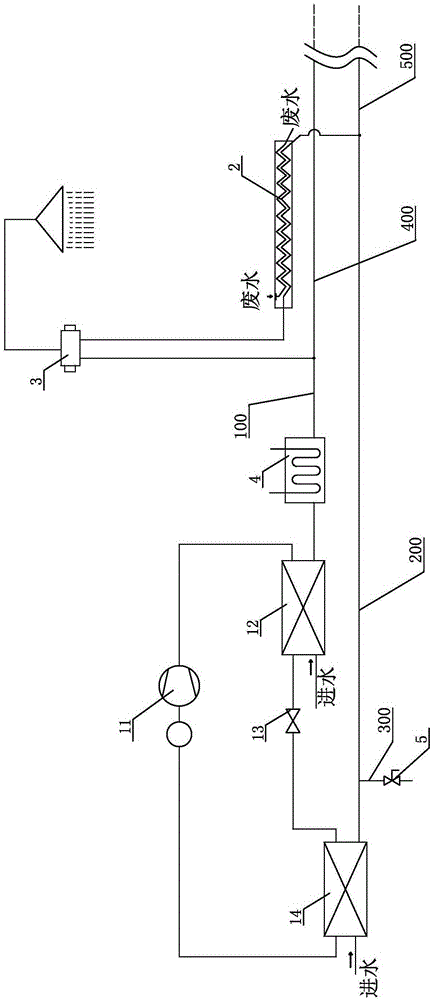 Enhanced heat exchange type heat pump system