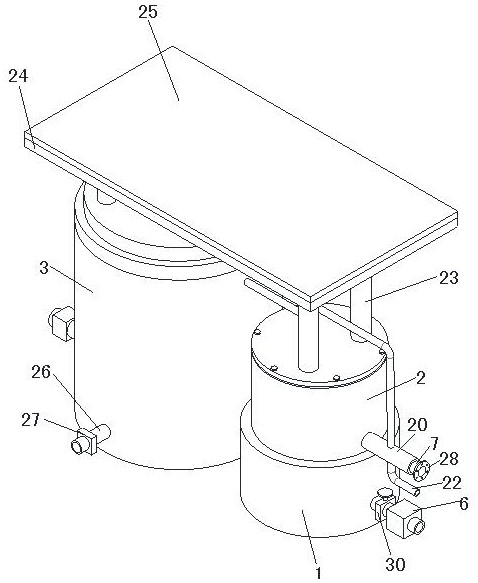 Distillation type water purification device and water purification method