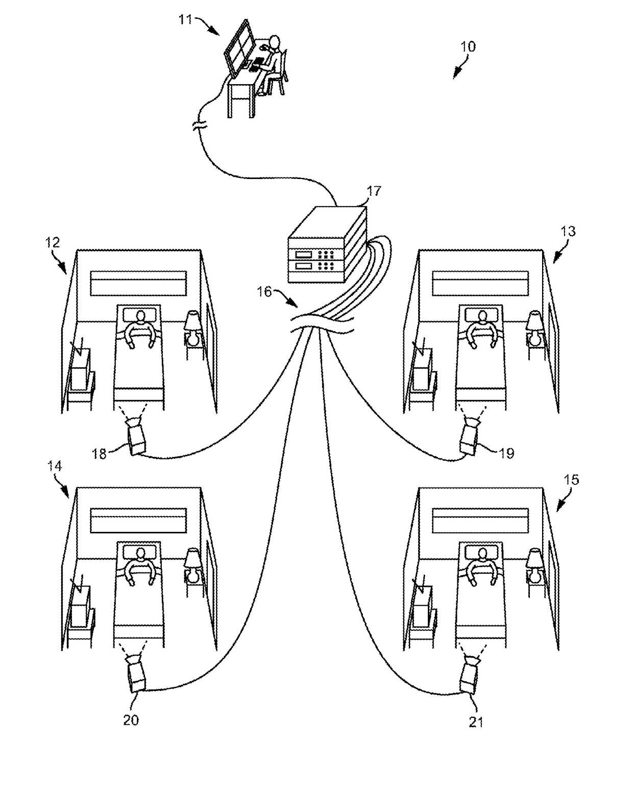 Patient video monitoring systems and methods for thermal detection of liquids