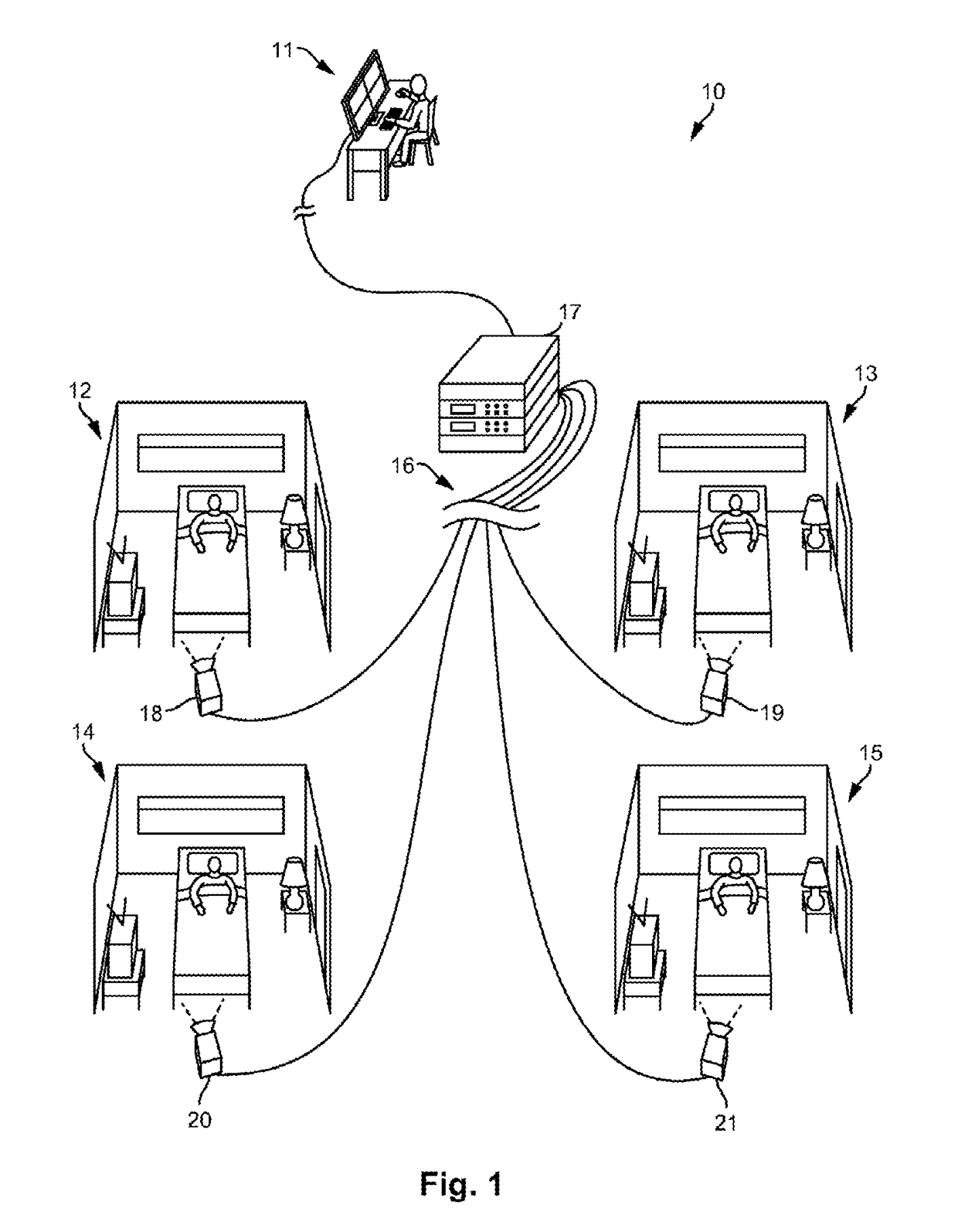 Patient video monitoring systems and methods for thermal detection of liquids