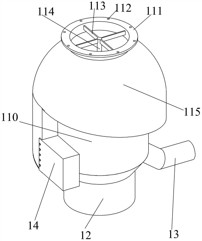 Household domestic sewage treatment method and device
