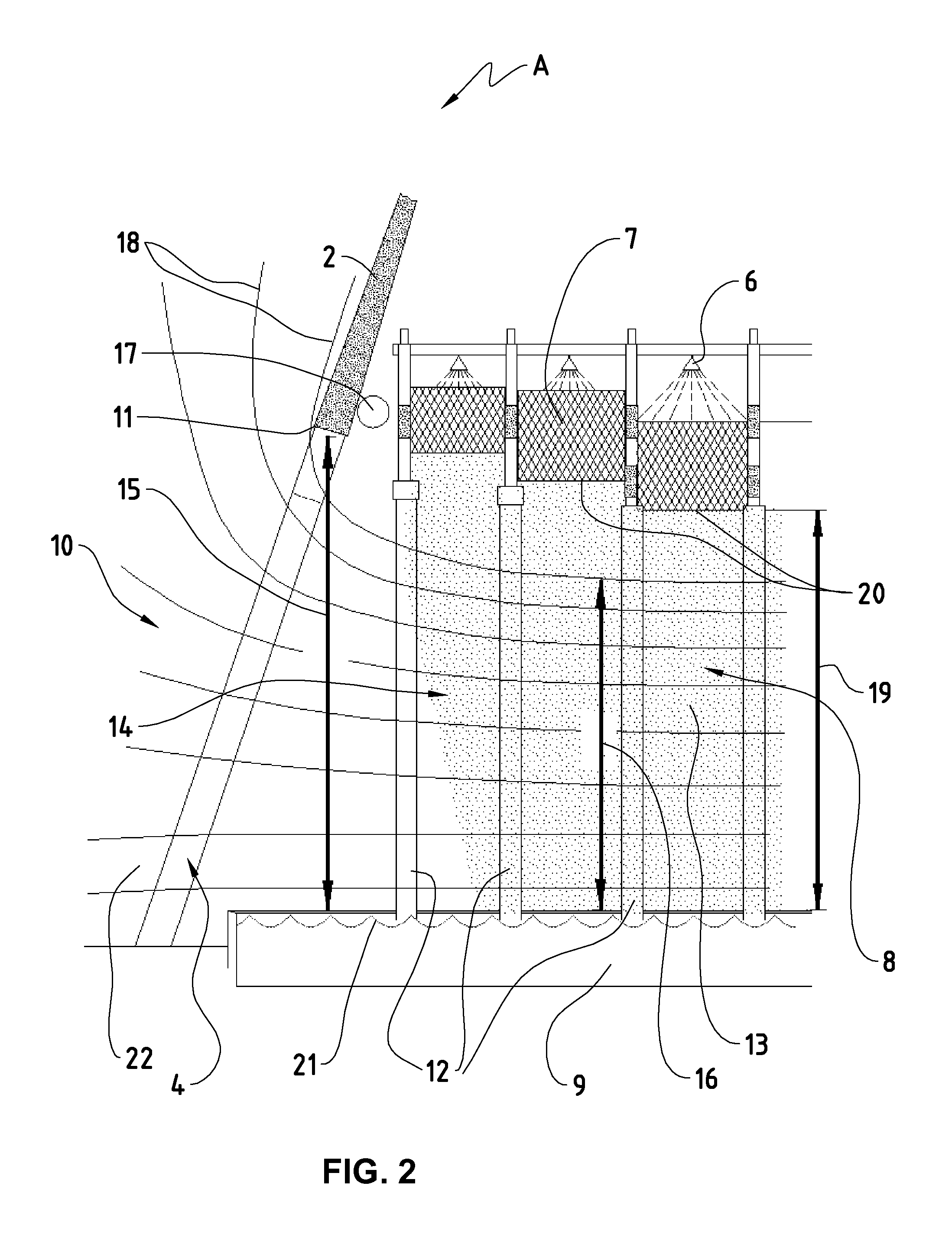 Air introduction system and method for cooling towers
