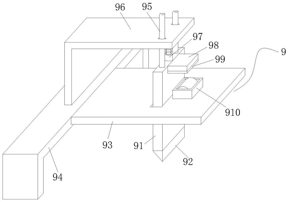 A flat-bed welding device for galvanized sheet