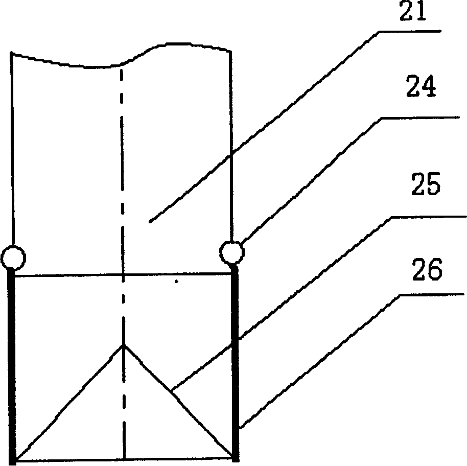Apparatus for preparing coal gas by using bulky biomass materials