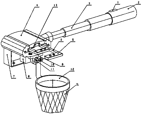 Handheld semi-automatic picking device