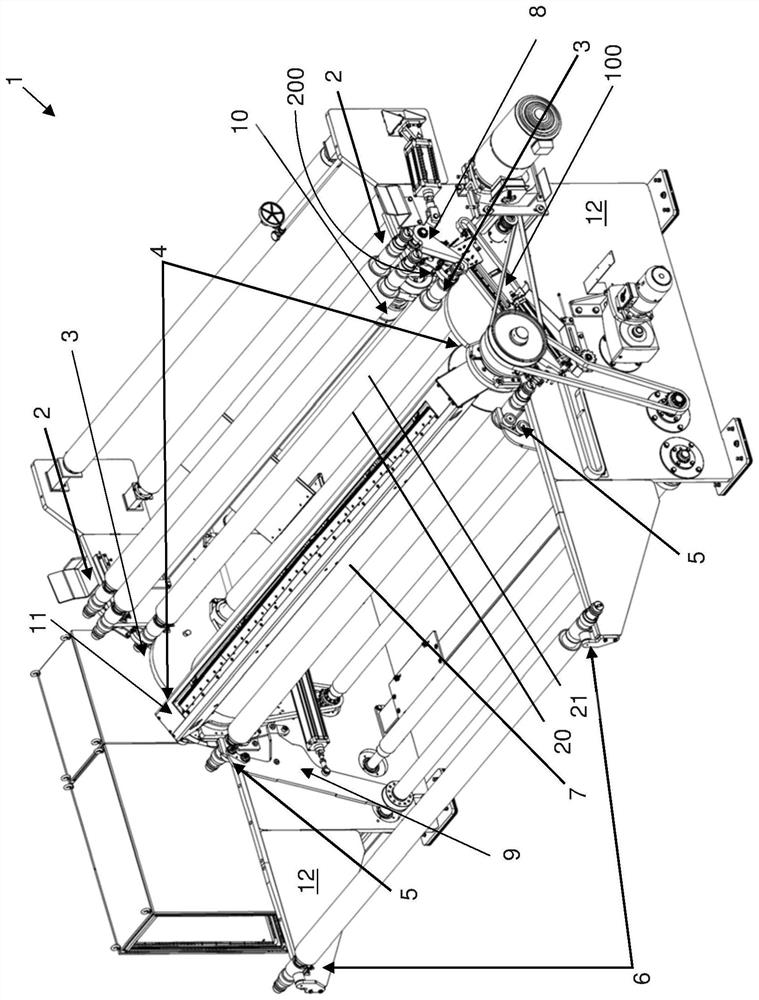 Locking Mechanism of Fiber Web Winding Machine