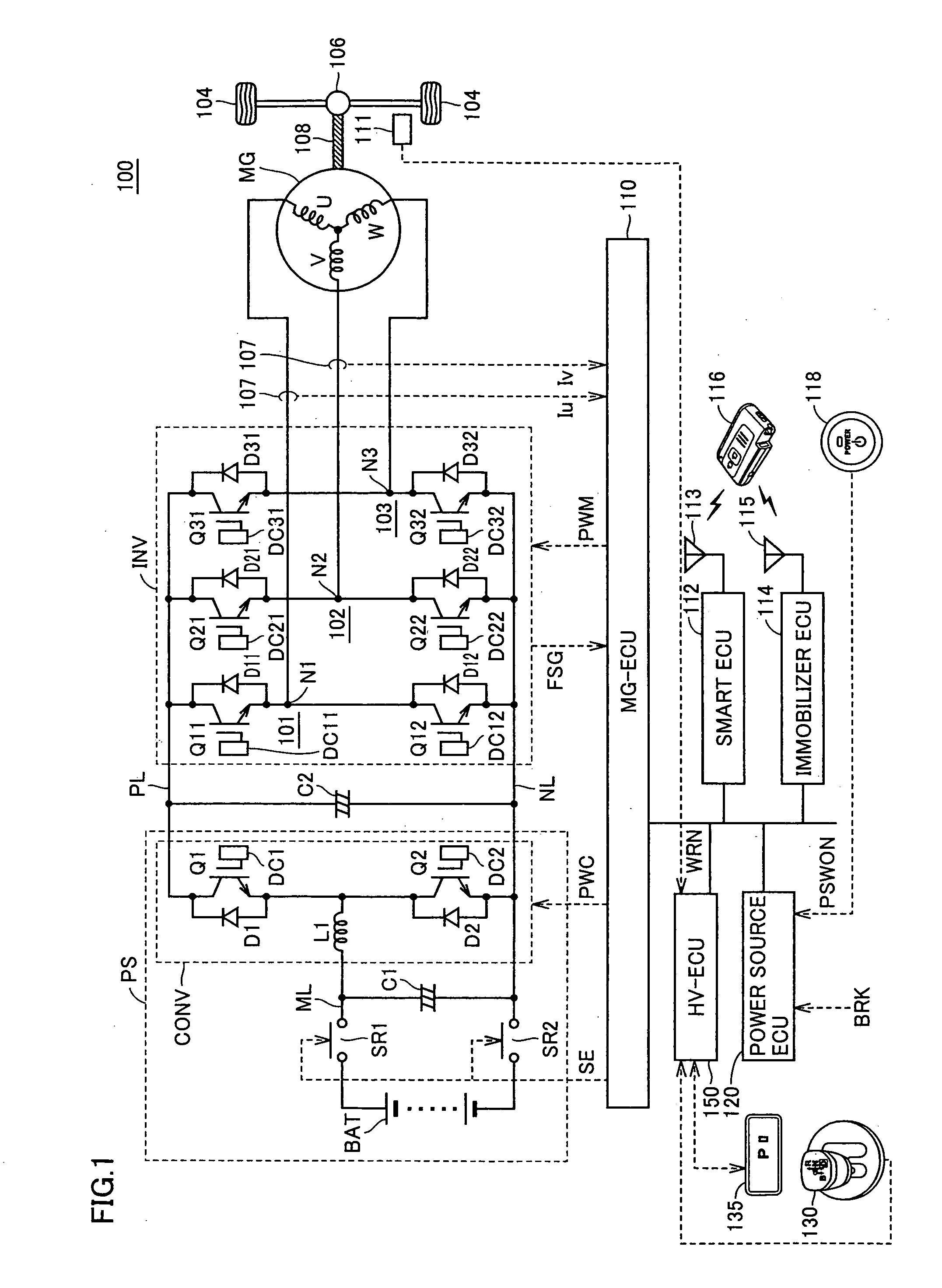 Electric powered vehicle and its control method