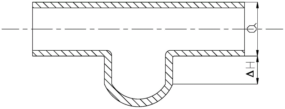 A hydraulic bulging forming method for a non-ferrous metal tee