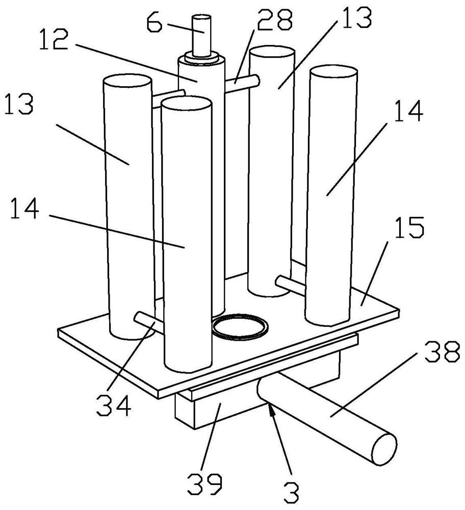 A floor-standing air mechanical filter for a textile workshop