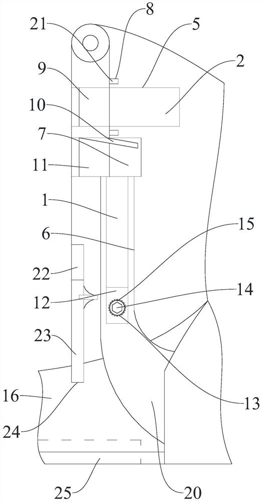 Intelligent fire fighting helmet with front turnover mechanism