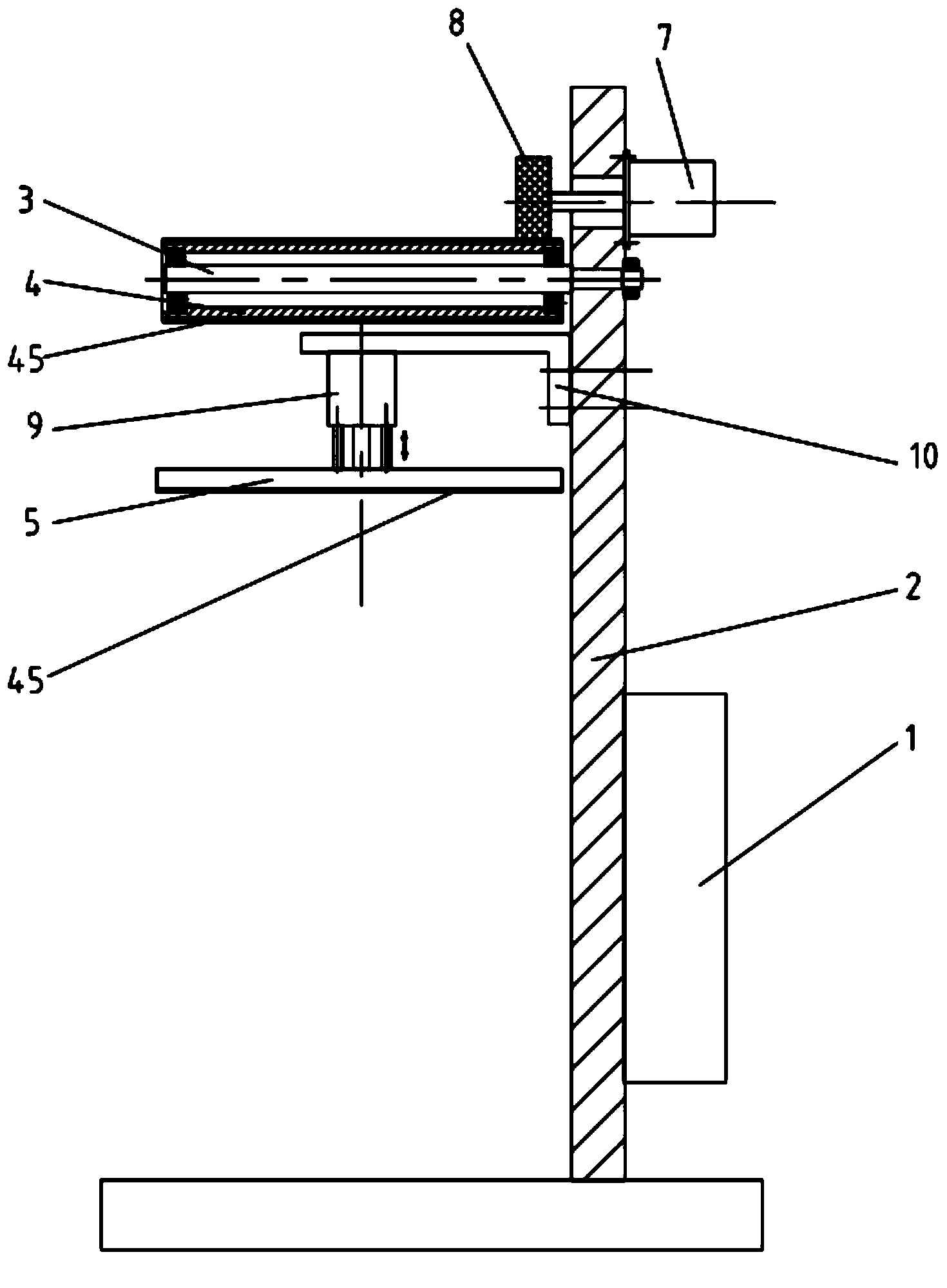 Double-roller frame yarn fluffing device