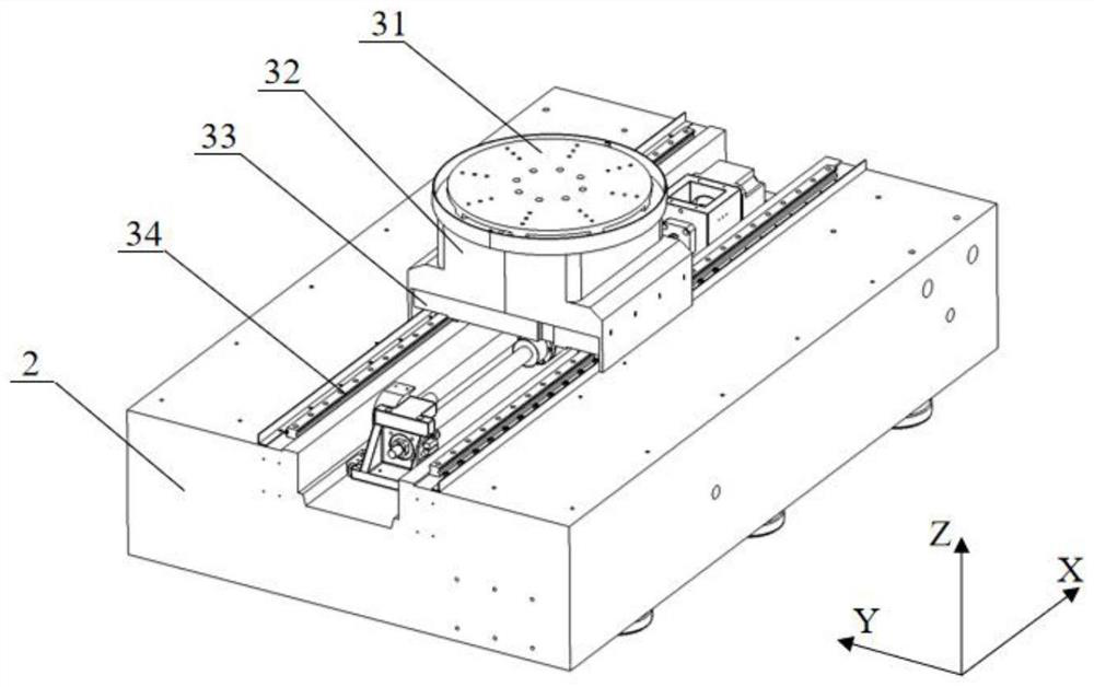 Polishing equipment for multi-axis free-form surface optical element and working method