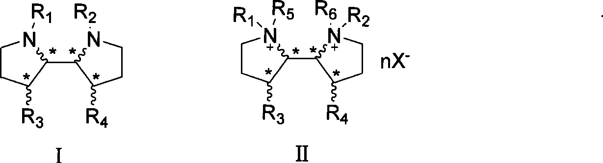 3-3'-substituted 2,2'-dipyrrolidine compounds and salts thereof