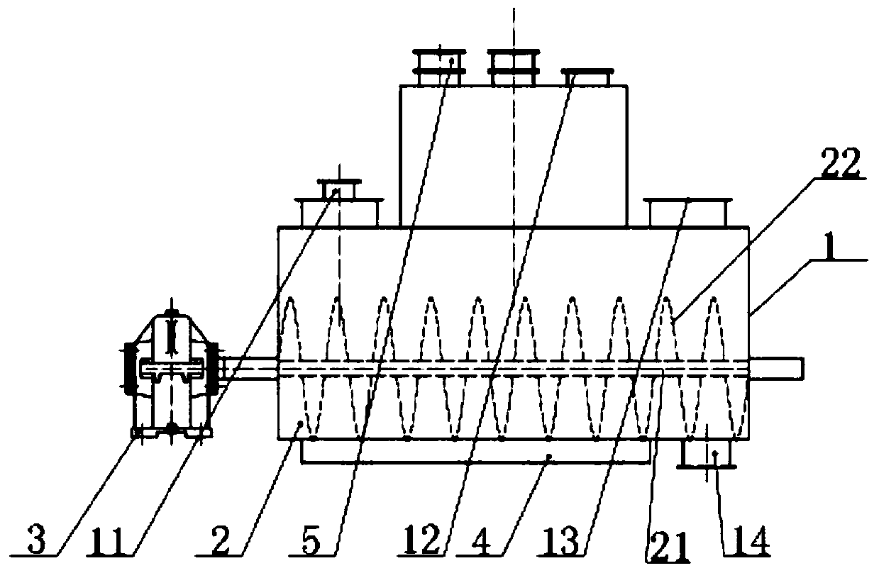 Oil-containing waste pyrolysis equipment and reduction treatment method