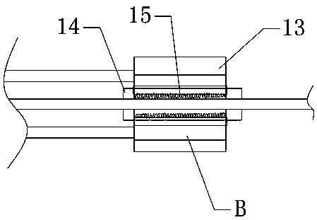 Galvanizing device for electrode wire core material for precision mold cutting