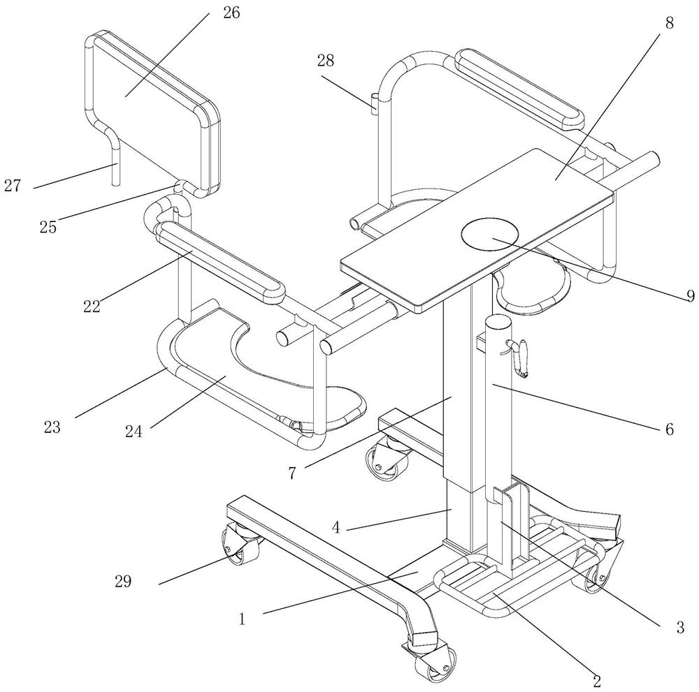 Adjustable nursing chair