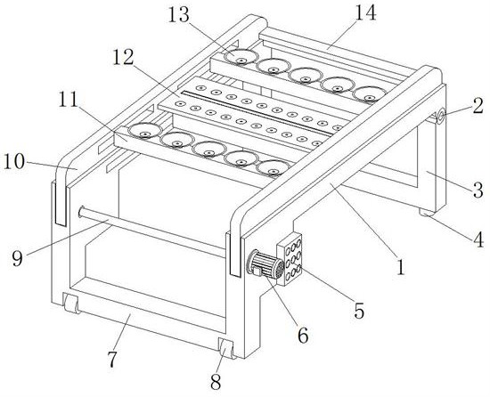 A working platform that is convenient to use and can ensure the safety of glass splitting