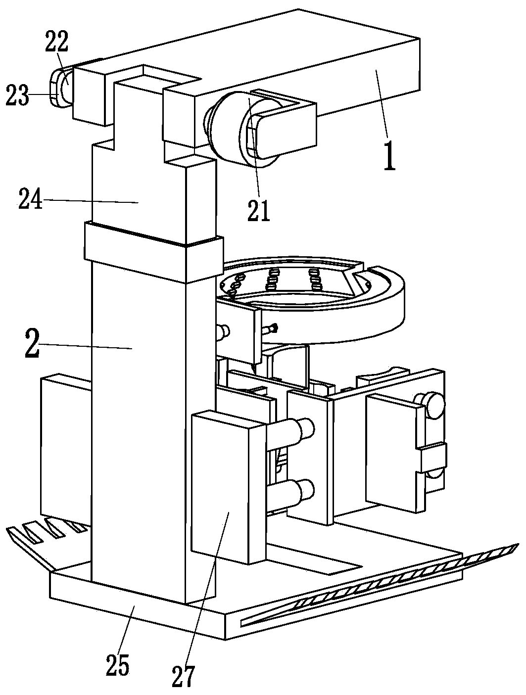 An intelligent surveillance camera automatic cleaning system