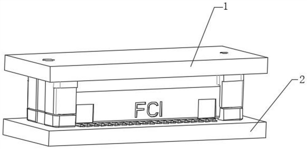 High-frequency board-to-board connector