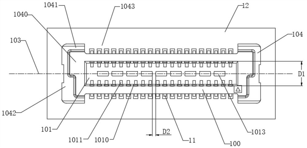 High-frequency board-to-board connector