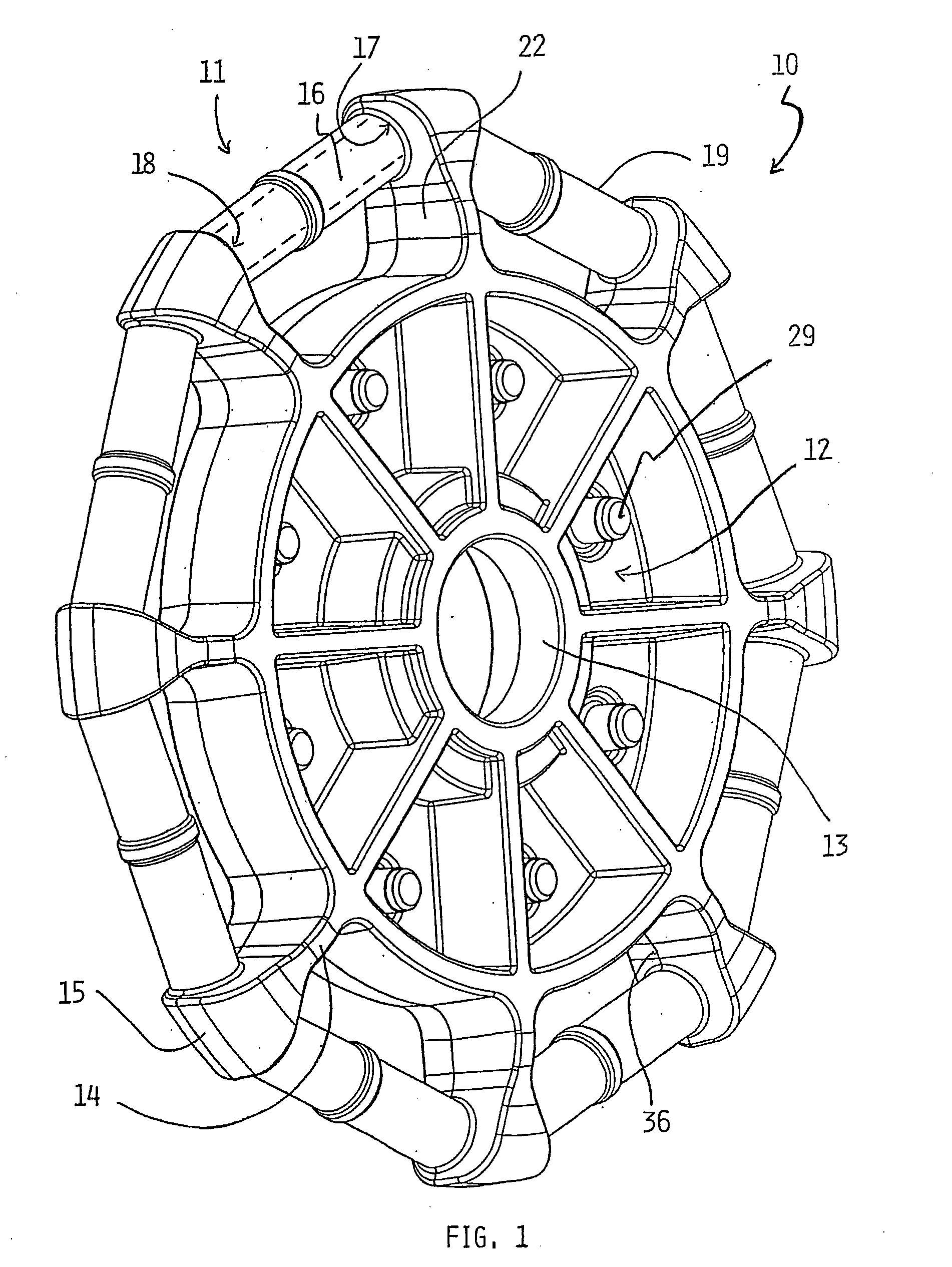 Multiple directional wheel