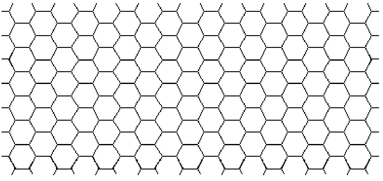 Honeycomb core based on carbon fibre paper and preparation method for same