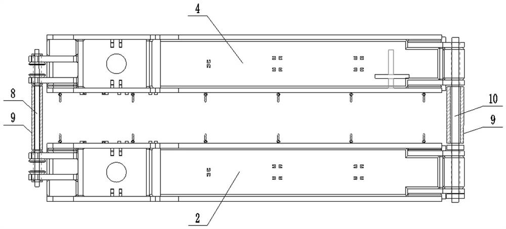 Transportation method for special end supports with two supports as one group