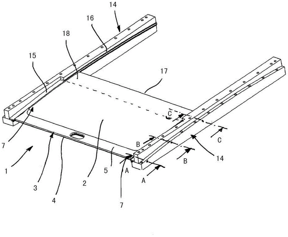 Sliding roof panel for a motor vehicle