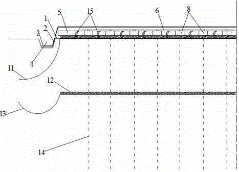 Saturated dredger soft soil foundation reinforcing treatment system and grid-type vacuum preloading and electroosmosis-method combined treatment method