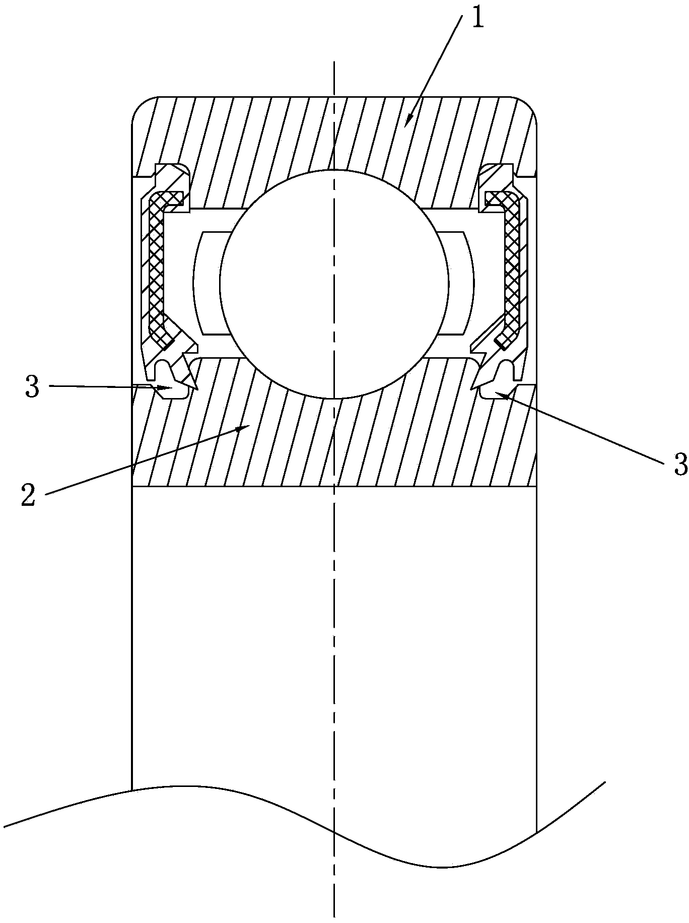 Bearing seal groove forming plunge-cut grinding method
