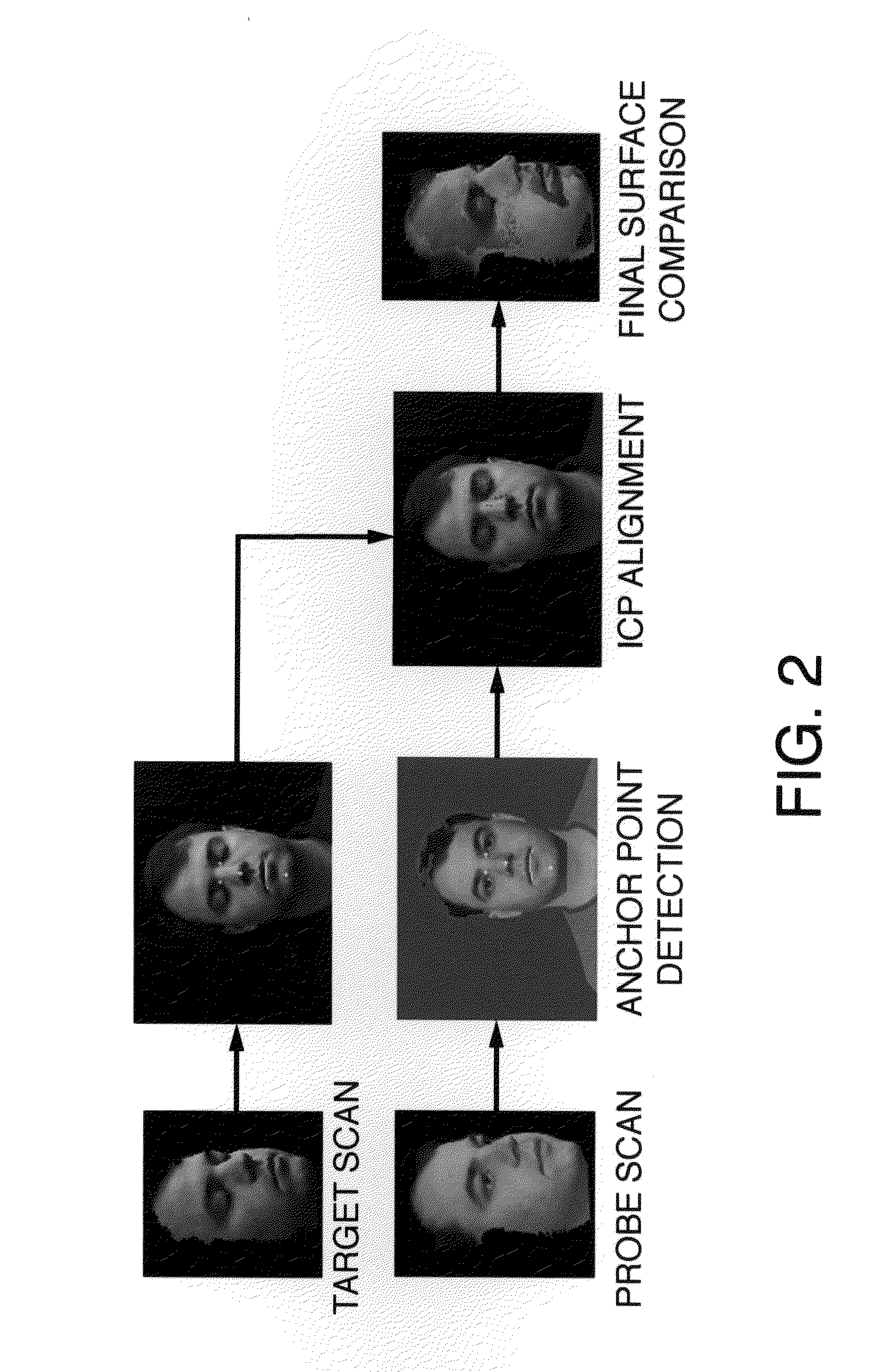 Automatic Methods for Combining Human Facial Information with 3D Magnetic Resonance Brain Images