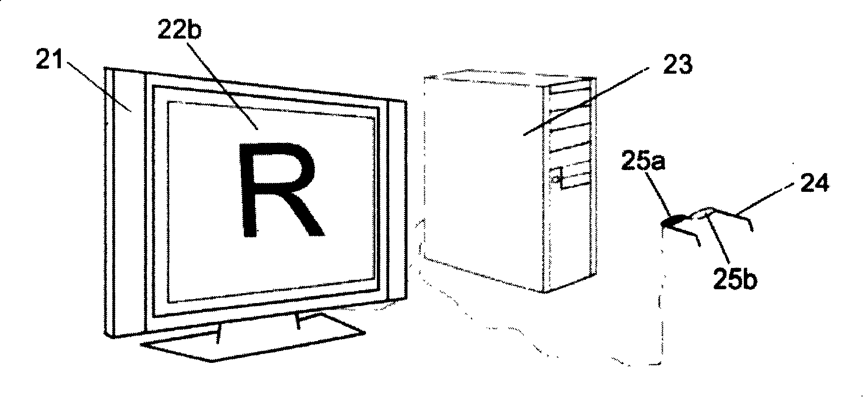Polarized light grid stereoscopic display device