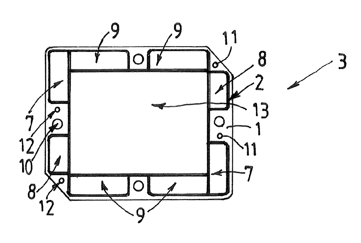 Leakproofing device for fuel cell, unit and fuel cell comprising such a device