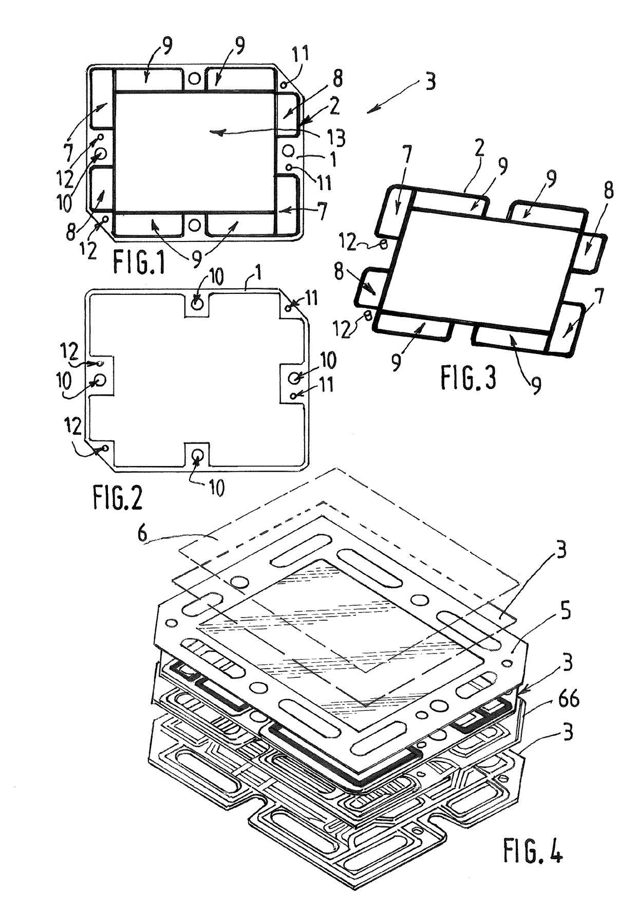 Leakproofing device for fuel cell, unit and fuel cell comprising such a device