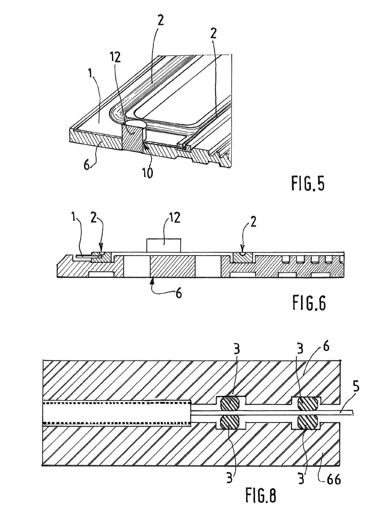 Leakproofing device for fuel cell, unit and fuel cell comprising such a device