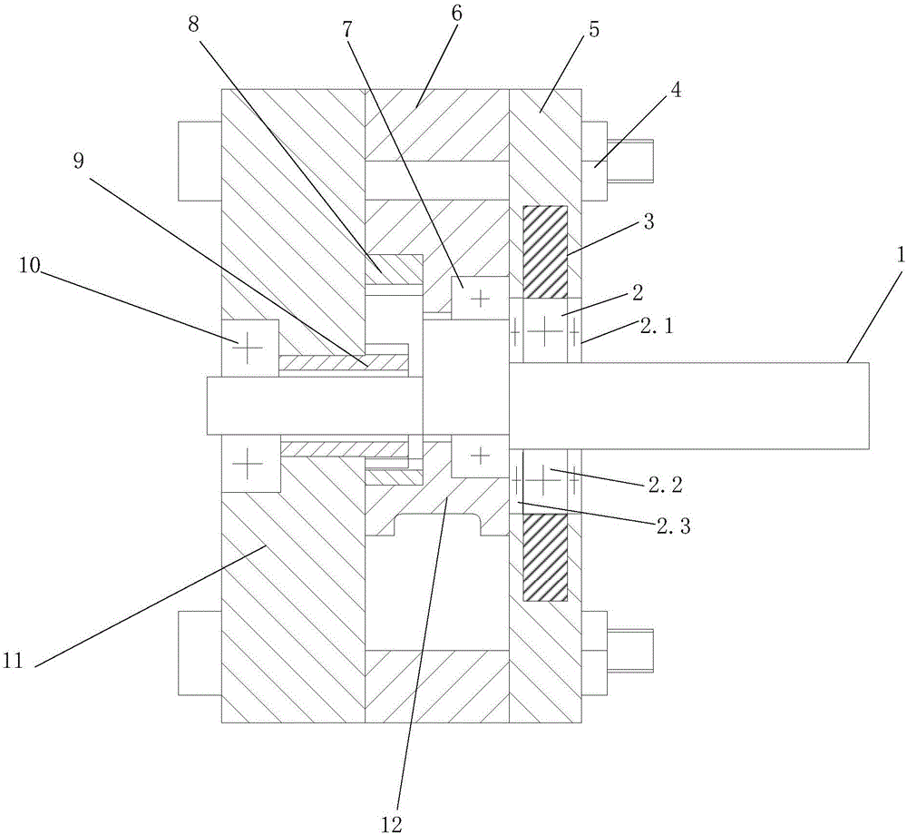 End surface air inlet device for rotor engine