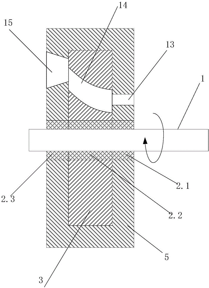 End surface air inlet device for rotor engine