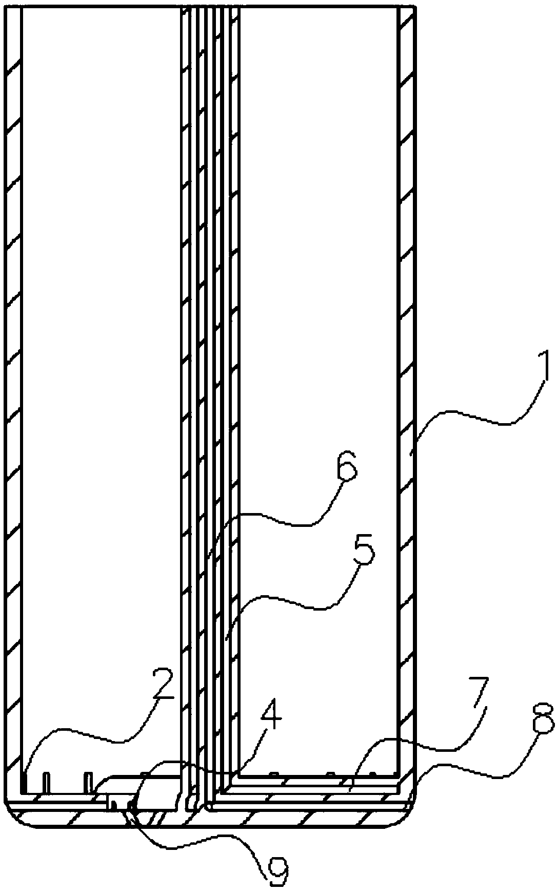 Active cooling pintle injector suitable for embedded ignition device