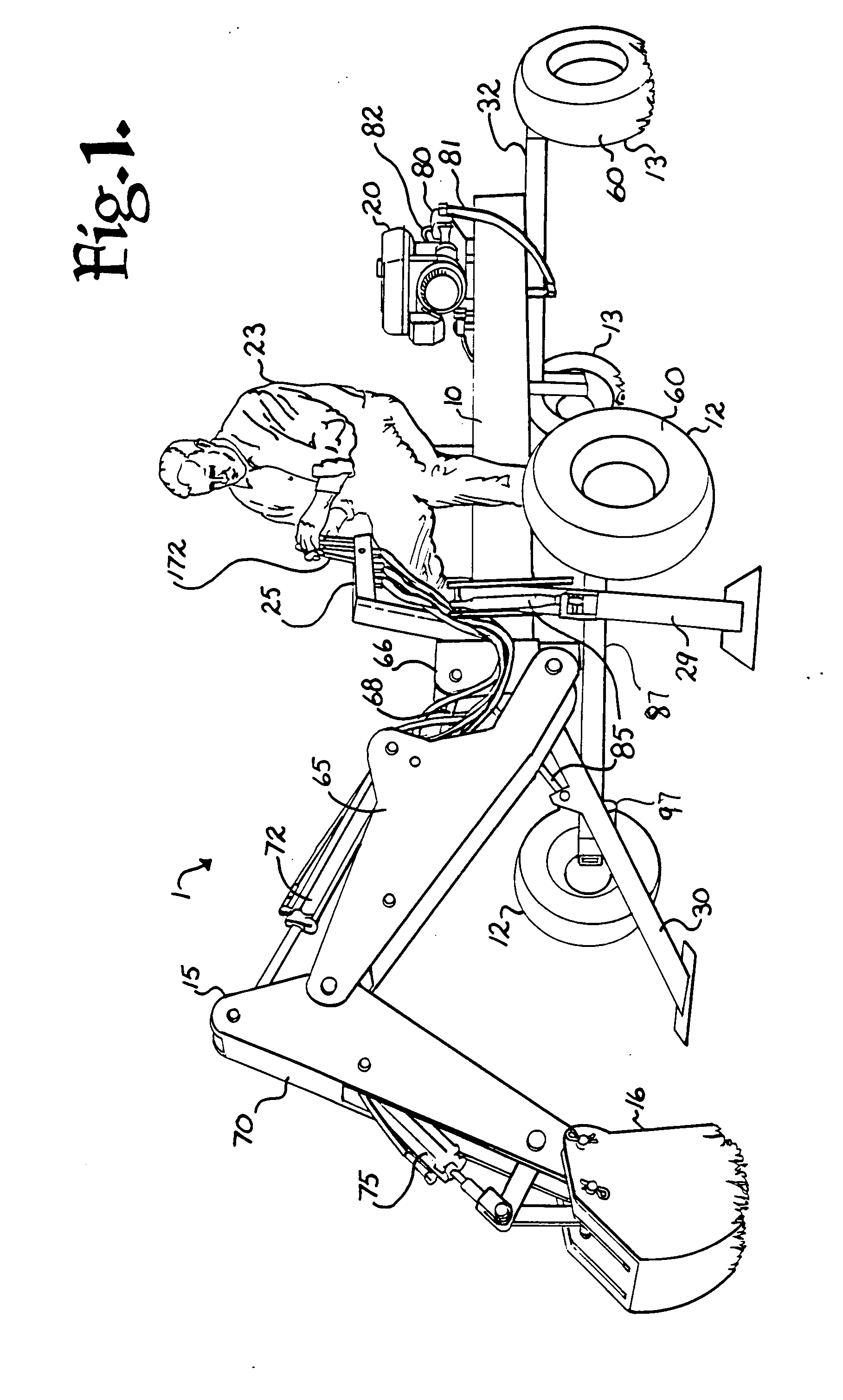 Towable backhoe