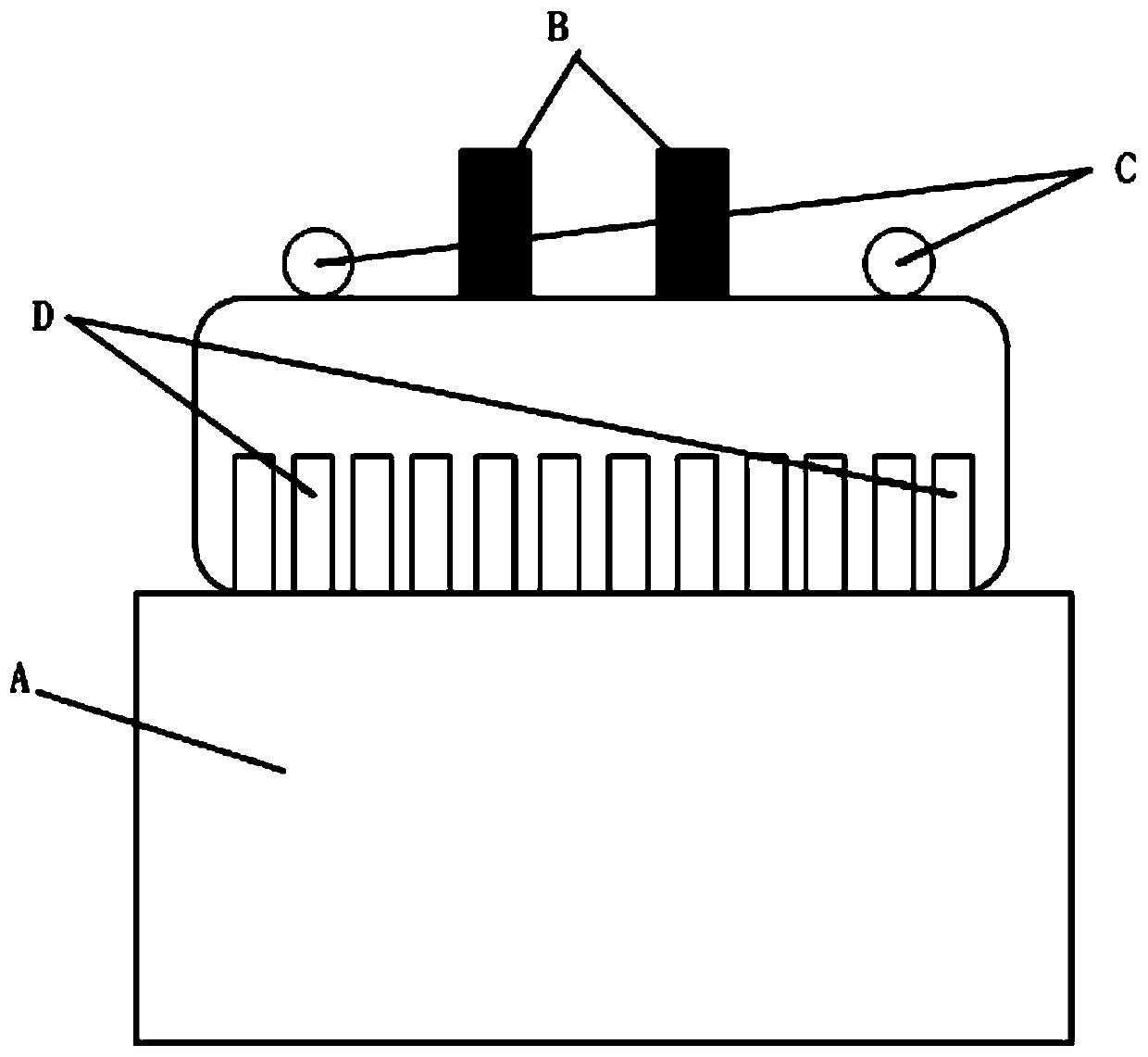 Space debris batch clean system based on low-orbit satellite