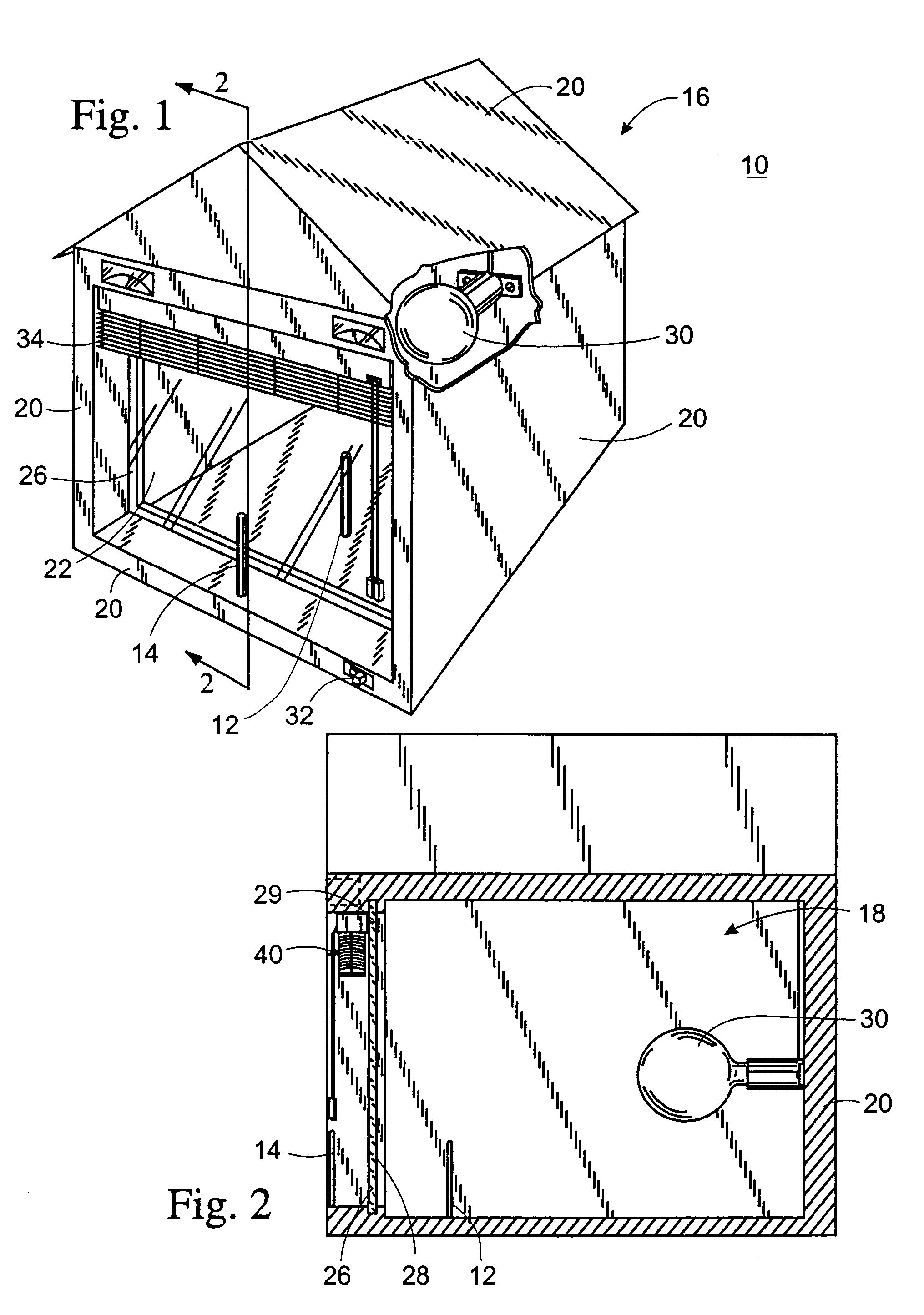 Window covering display device