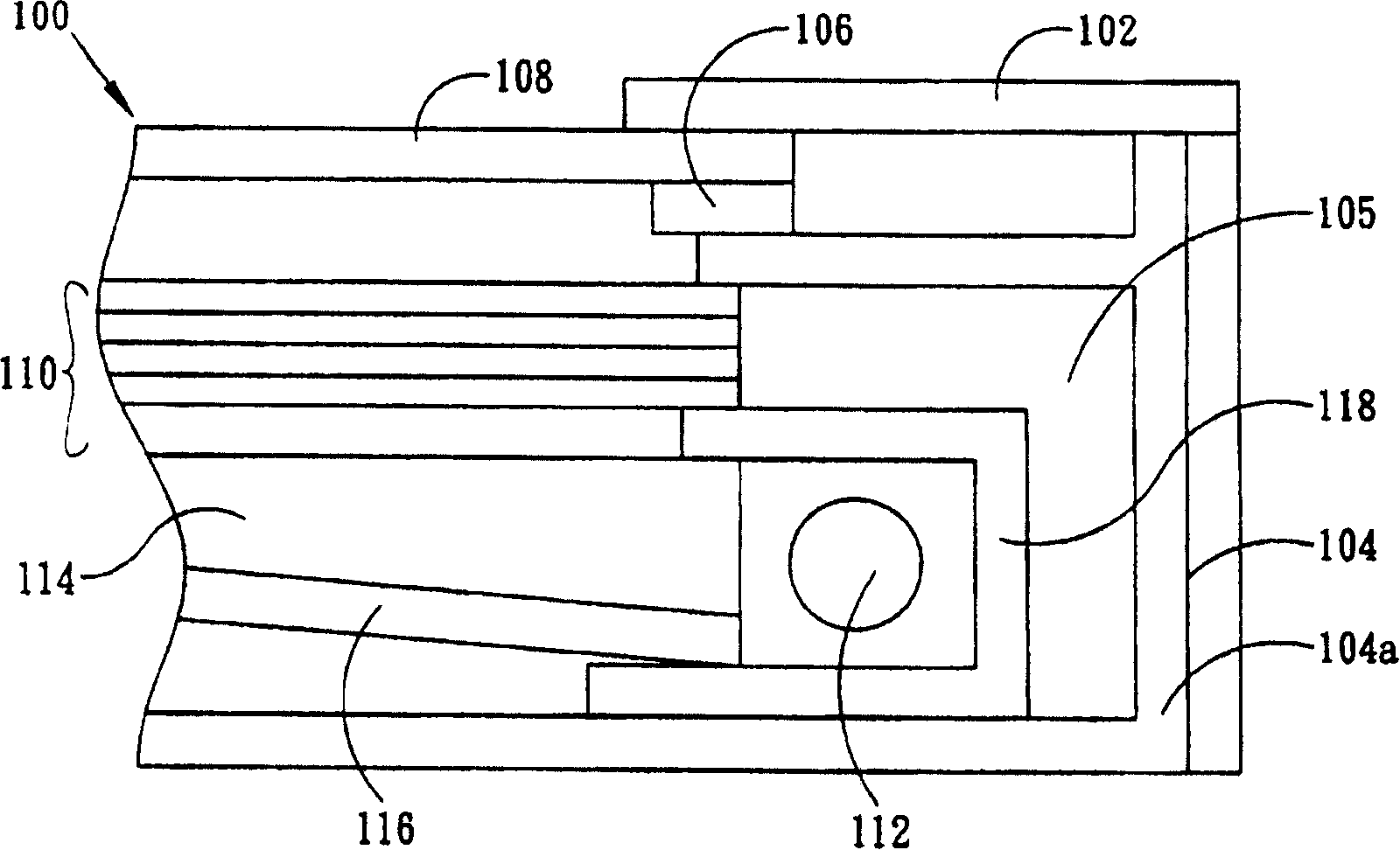 Backlight module structure