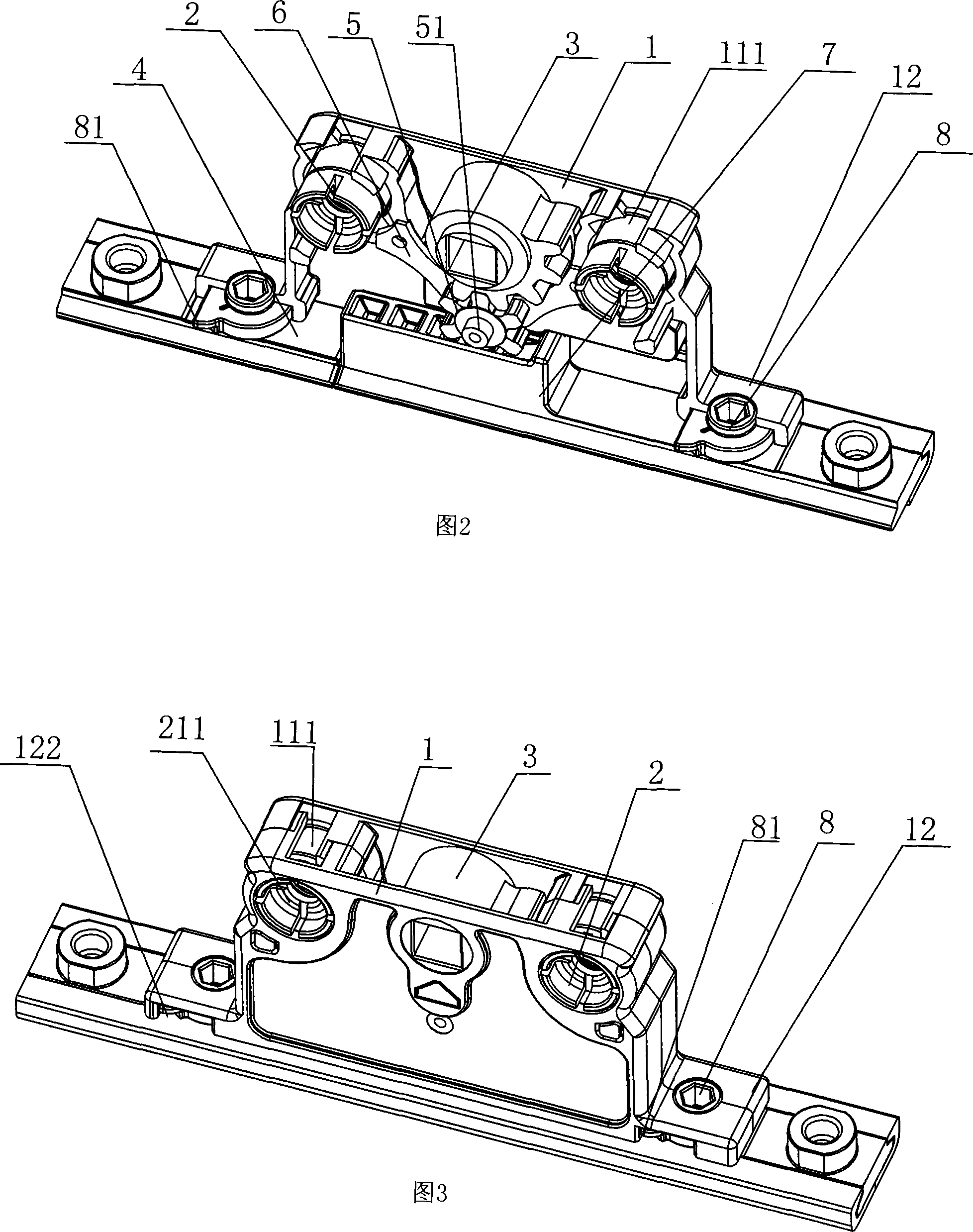 Bidirectional driver of door and window lockset