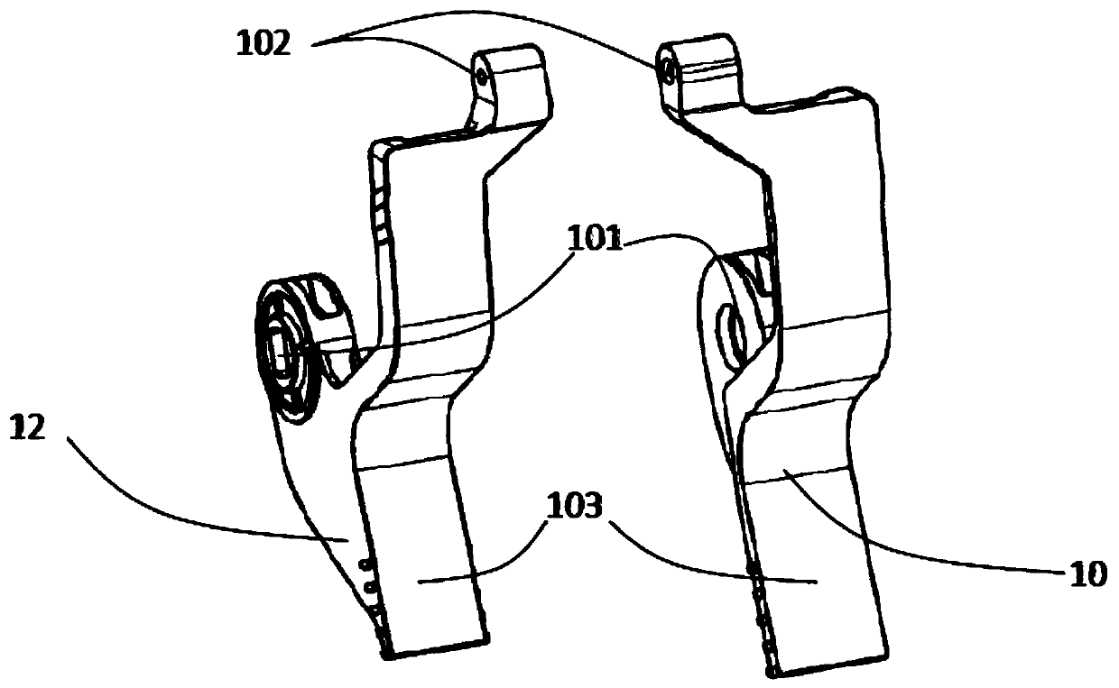 Charging port cover with four-connecting-rod automatic opening and closing mechanism