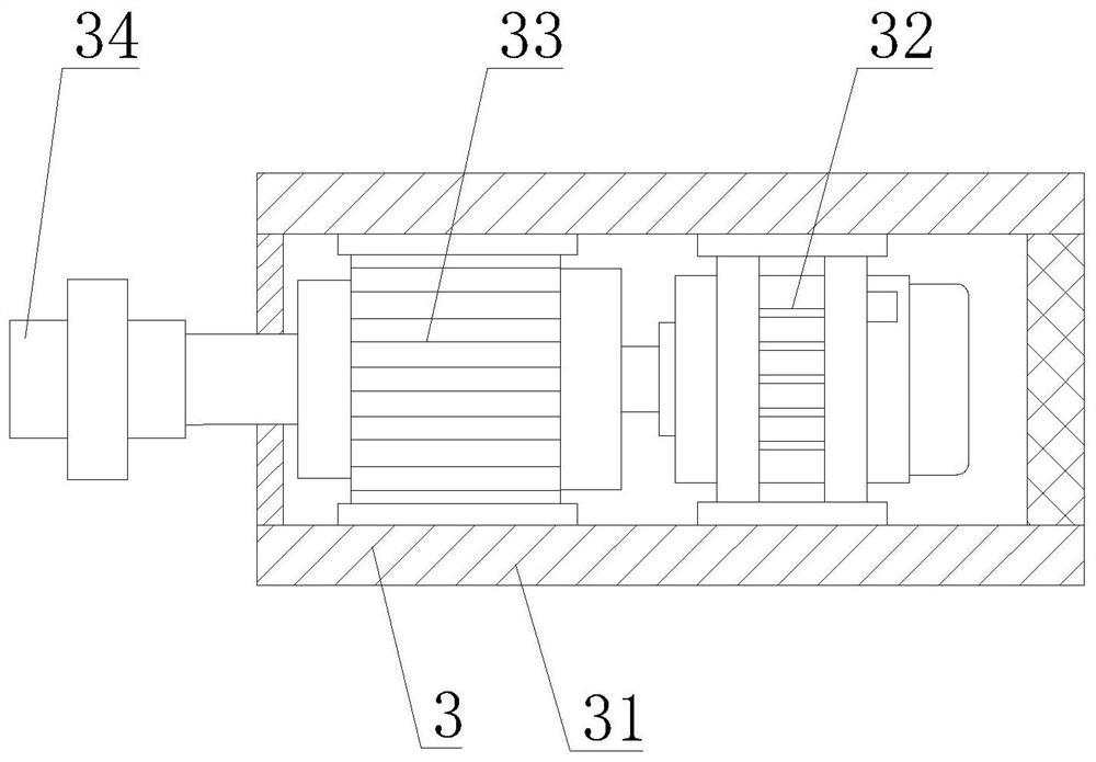 Fourth shaft provided with strong braking system for machining of numerical control machine tool