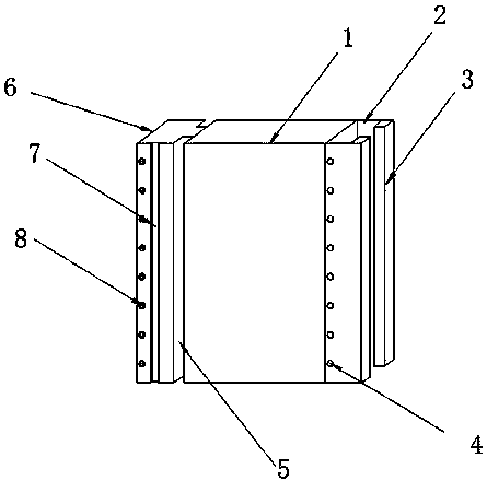 Building formwork convenient to install and disassemble