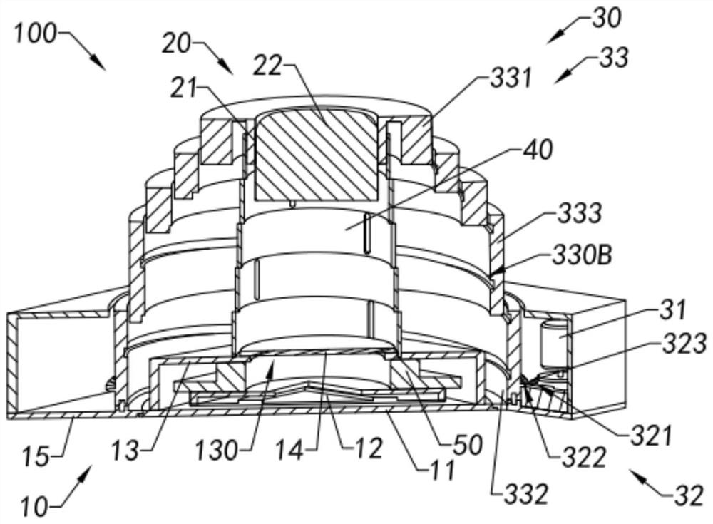 Telescopic camera module and electronic equipment