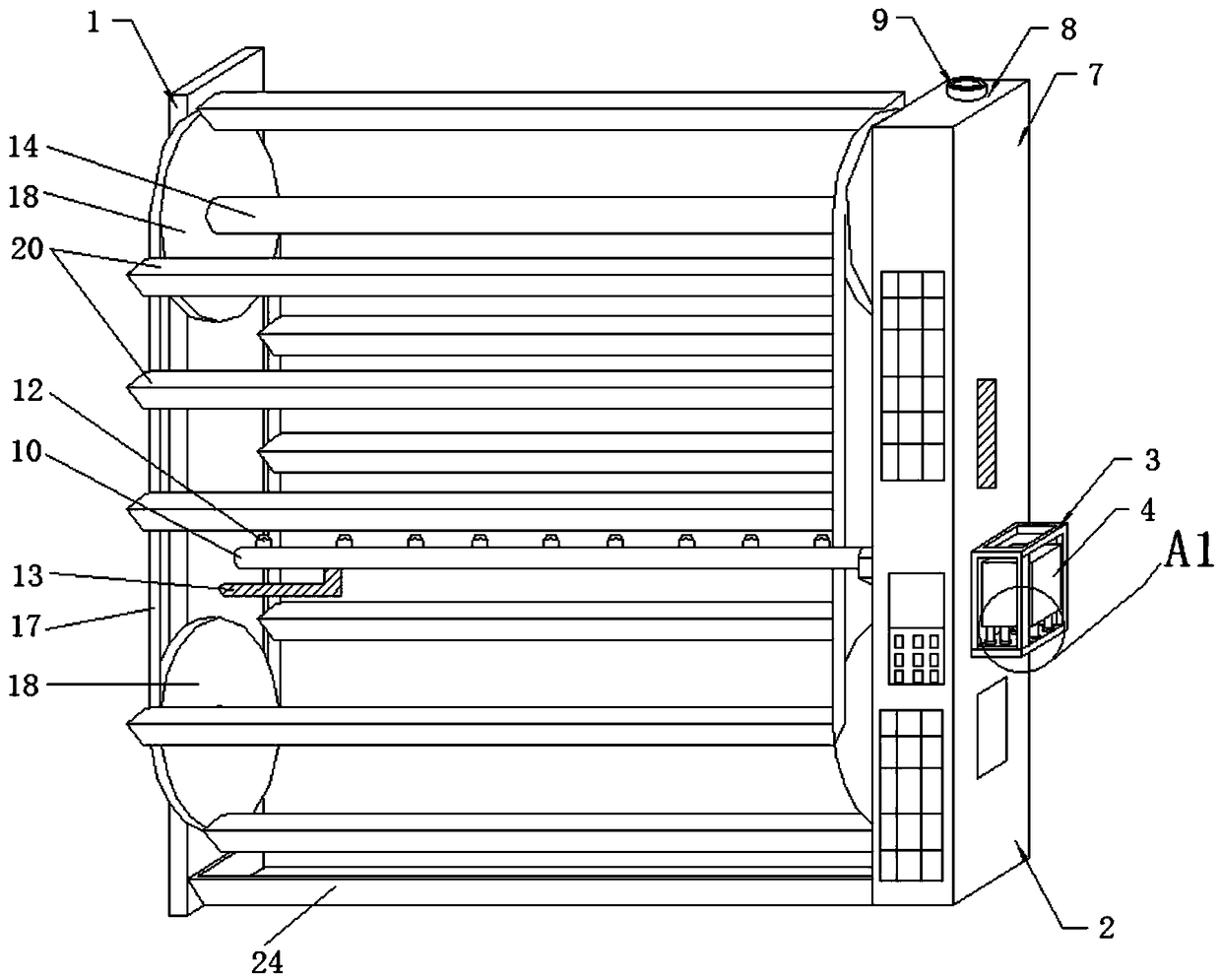 Three-dimensional planting device